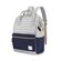 HIMAWARI_Plecak miejski Himawari, 19 l, z USB, szaro-granatowy_3