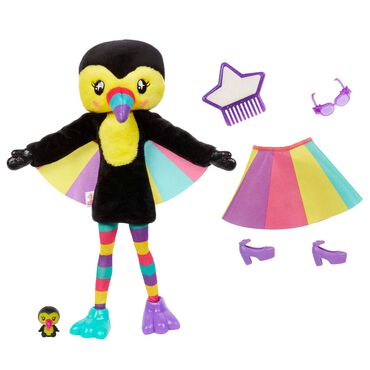 Lalka Barbie® Cutie Reveal™, z tukanem