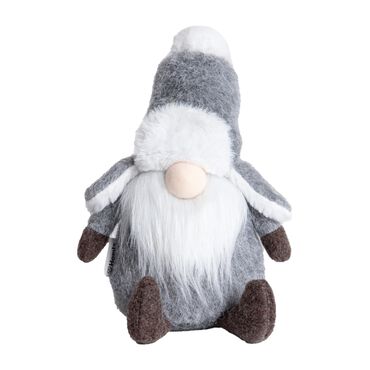 HOMLA_Skrzat Nordso, szary, z czapką pilotką, 25 cm_1