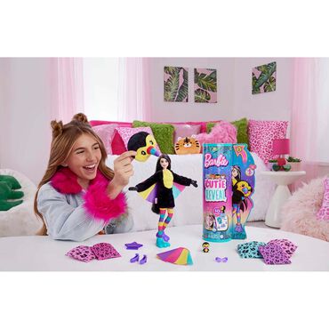 Lalka Barbie® Cutie Reveal™, z tukanem