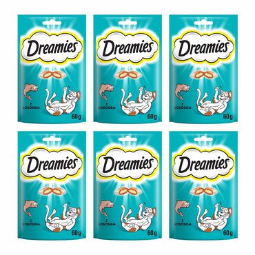 DREAMIES_Przysmak dla kota Dreamies, z łososiem, 6 x 60 g1