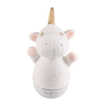 SANICO_Lampka LED Sanico Goldlux, Jednorożec, biało-kremowa, z pozytywką_1
