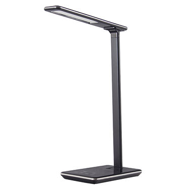 SMUKEE_Lampka biurkowa z ładowarką indukcyjną, USB, czarna_1