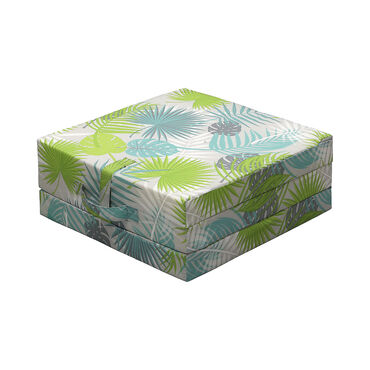Materac składany 190 x 63 x 8 cm Sun Garden Thommy, średnio twardy, liście