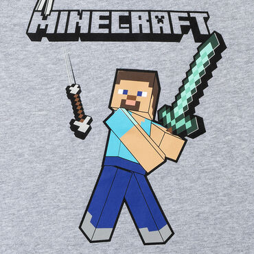 Bluza Minecraft, 164 cm, wzór Steve, z długim rękawem