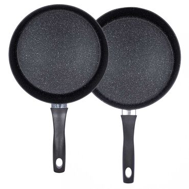 MG HOME_Zestaw patelni MG Home Kresto Marble, 2 elementy, non-stick, czarne_1