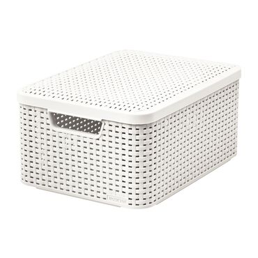 CURVER_Koszyk RATTAN STYLE, kremowy, M_1