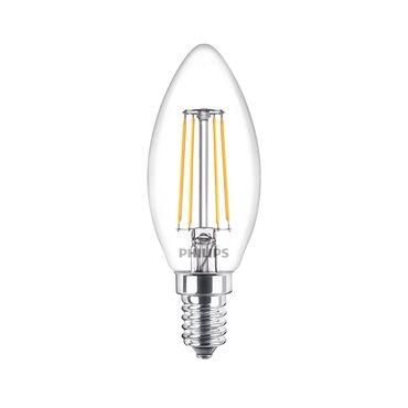 PHILIPS_Komplet 4 żarówek LED filament, E14, 40 W, ciepła biel_1