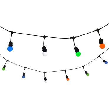 SANICO_Girlanda ogrodowa Sanico Goldlux Party C Multi Color, 10 kolorowych żarówek, 5,6 m_1