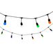Girlanda ogrodowa Sanico Goldlux Party C Multi Color, 10 kolorowych żarówek, 5,6 m