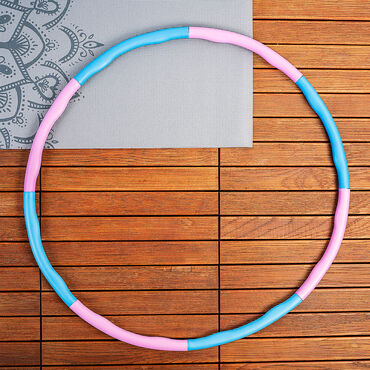 SEVEN FOR 7_Hula hop, 95 cm, Różowo-niebieskie_5