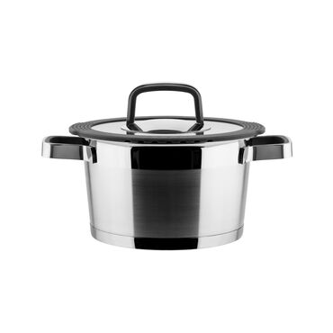 VINZER_Garnek z pokrywką VINZER MODERNO, 2,3 l, szary_1