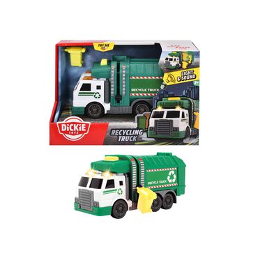 DICKIE TOYS_Pojazd śmieciarka, 15 cm, światło i dźwięk, otwierane elementy_1