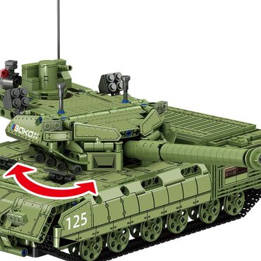 Klocki Baka BK6615 Czołg T-14, 1510 elementów