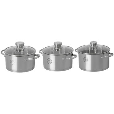 MG HOME_Komplet garnków z pokrywką SATINO, 2l, 3l, 5l, 6 elementów_2