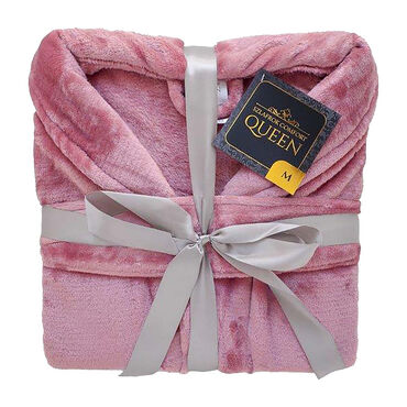 Szlafrok Comfort Queen, brudny róż, XL