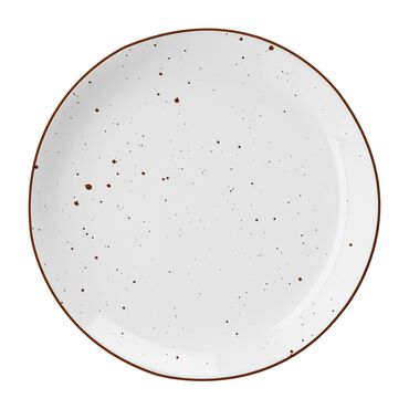 Zestaw obiadowy z porcelany na 6 osób MG Home Gemma, 18 elementów, biały