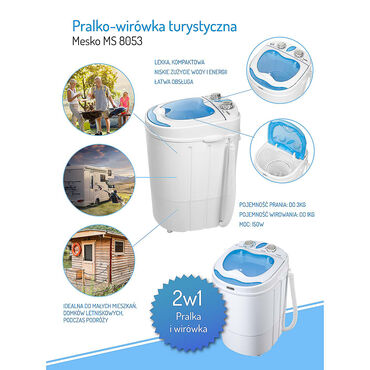 Pralko-wirówka turystyczna Mesko MS 8053, turystyczna