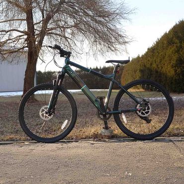 Rower elektryczny górski Purebike Classic MTB1B, 27,5”, granatowy