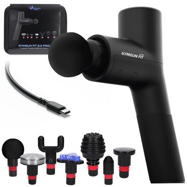 GYMTASTIC_Pistolet do masażu Gymtastic Gymgun Fit 2.0, 7 głowic, 6 poziomów intensywności_1