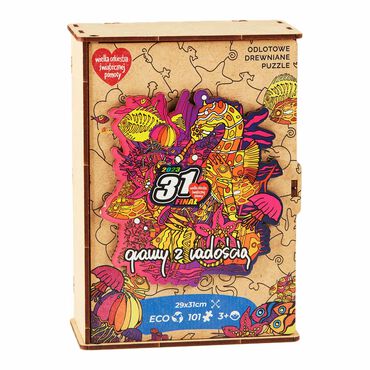 WOŚP_Drewniane puzzle 101 elementów, 31. Finał WOŚP_1