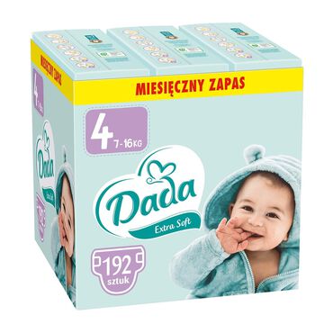 DADA_Pieluszki Extra Soft 4 Maxi, 7-16 kg, 192 szt., z dodatkiem ekstraktu z aloesu_1