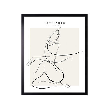 Obraz w ramie, 40 x 50 cm, Line Art 1_1