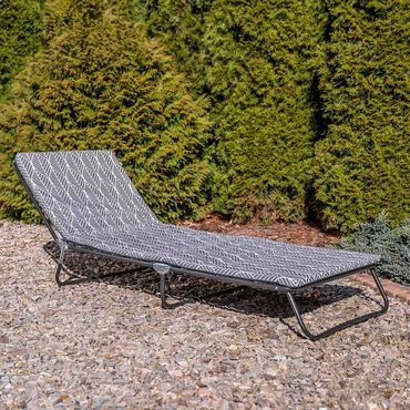 Łóżko turystyczne Patio Komfort H046-06IB, 5 pozycji oparcia