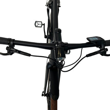 Rower elektryczny miejski EBFEC R1 Black-2, 27,5”, czarny