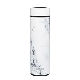 Butelka Termiczna LED NOVEEN TB2319 Marble 450 ml, biała