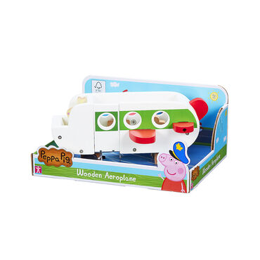 PEPPA_Zestaw drewniany samolot z figurką Peppa, podstawka Drop & Play_2