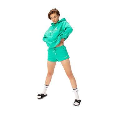 Bluza z kapturem damska, rozmiar XL, zielona