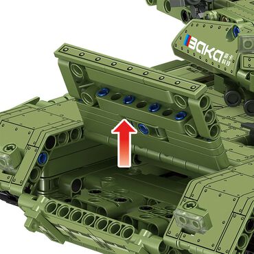 Klocki Baka BK6615 Czołg T-14, 1510 elementów