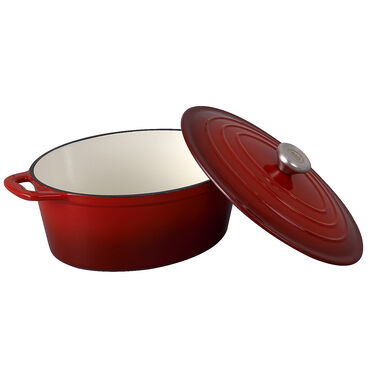 MG HOME_Brytfanna żeliwna INFINITO, 27 cm, czerwona, 4,0 l_3