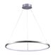 Lampa wisząca LED Sanico Goldlux Lea 1, 20 W, 4000K, srebrna