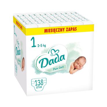 DADA_Pieluszki Pure Care 1 New Born, 2-5 kg, 138 szt., identyfikator wilgotności_1