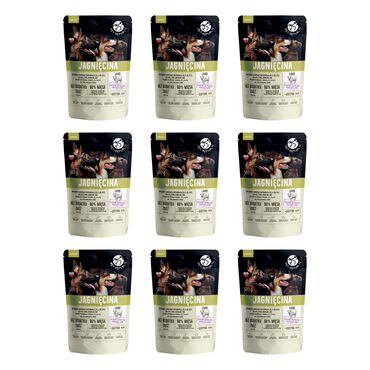 PET REPUBLIC_Karma dla dorosłych psów z jagnięciną Pet Republic, mokra, 9 x 500 g1