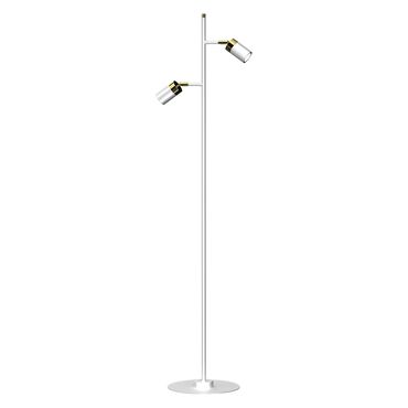 MILAGRO_Lampa podłogowa Milagro Joker 2 x GU10, biało-złota_1