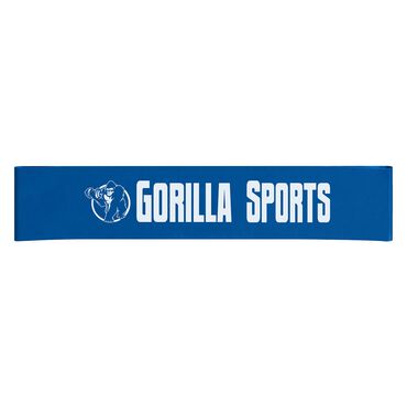 GORILLA SPORTS_Taśma oporowa do ćwiczeń, niebieska, opór 11 kg_1