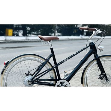 Rower elektryczny miejski damski Foride C1, 28”, czarny