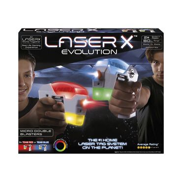 LASER X_Zestaw 2 pistoletów na podczerwień Evolution, blastery mini_1