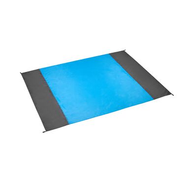 TRACER_Mata plażowa Tracer XXL, 200 x 210 cm, czarno-niebieska_1