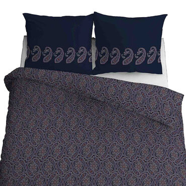 Pościel satynowa 220 x 200 cm Home Satin, pieprz turecki w granacie