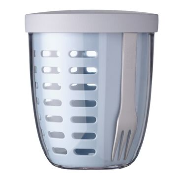 MEPAL_Pojemnik na owoce i warzywa, MEPAL, ELLIPSE, 600 ml + widelczyk, jasnobiebieski_1