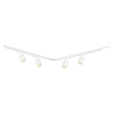 Lampa sufitowa Milagro Pipe Track 4 x GU10, na szynie, 1,5 m, biały