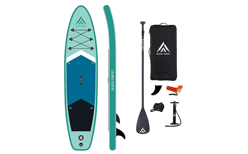 Deska SUP-2017 Black Forest Deska SUP w kolorze turkusowym z akcesoriami.