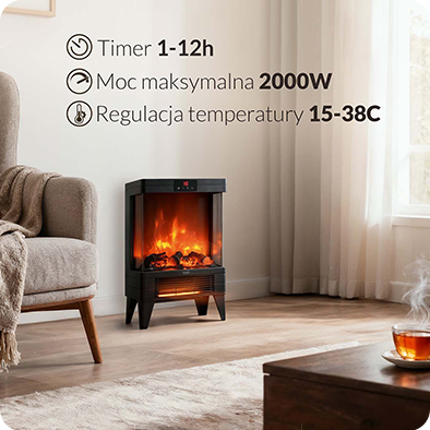 Dwa poziomy mocy i precyzyjna regulacja temperatury