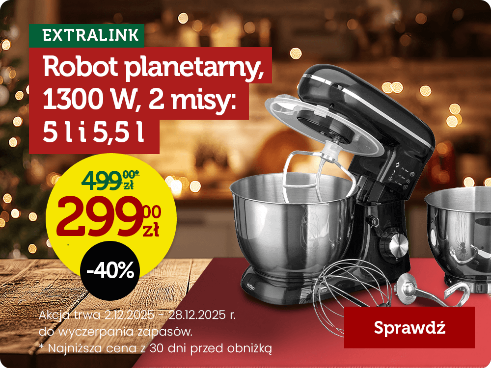 Promocja: Robot planetarny Extralink, 1300 W