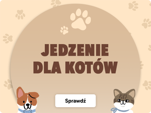 Promocja: jedzenie dla kotow