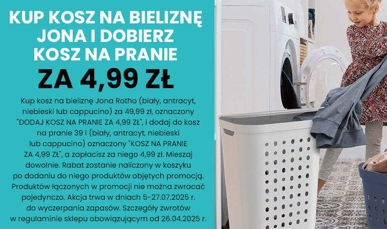 Promocja: Kosz na bieliznę